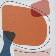 Multi Color Mid Century Mod Abstract 1 Framed Wall Art