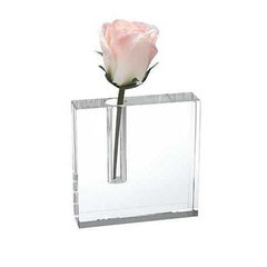 6" Hand Crafted Crystal Bud Vase