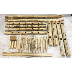 Rustic and Natural Cedar California King Traditional Log Bed