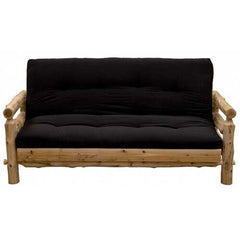 Authentic Log Cabin Natural Cedar Futon