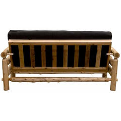 Authentic Log Cabin Natural Cedar Futon