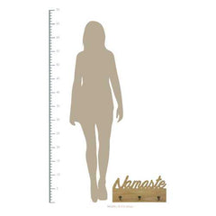 Greeting Wooden Wall Decor with Hooks