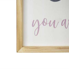 Unicorn-inspired Script Wall Art