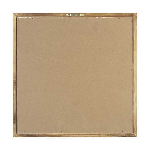 12" x 12" Natural Wooden Frame Wall Art