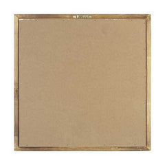 12" x 12" Natural Wooden Frame Wall Art