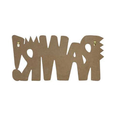 20" X 10" "RAWR" Wall Decor