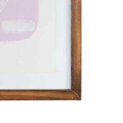 11" X 14" Flower Framed Wall Art with Glass