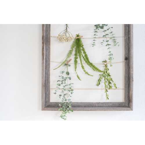 21"x28" Weathered Grey Picture Frame with Sawtooth Hangers