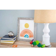 15"x15" Rustic White washed Picture Frame with Plexiglass Holder
