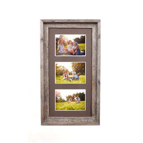 14"x23" Natural Weathered Grey Picture Frame