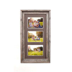 14"x23" Natural Weathered Grey Picture Frame