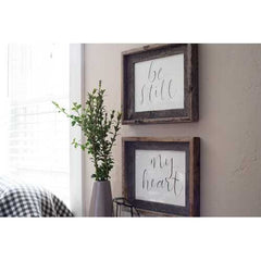 14"x20" Natural Weathered Grey Picture Frame