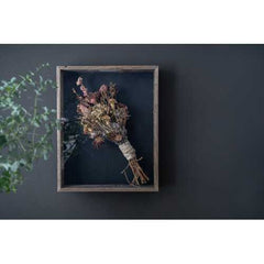 28"x40" Rustic Weathered Grey Box Picture Frame with Hanger