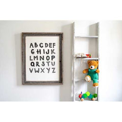 27"x33" Natural Weathered Grey Picture Frame with Plexiglass Holder