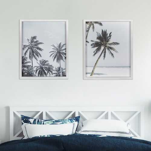 Stratton Home Decor Framed Palm Tree Wall Art
