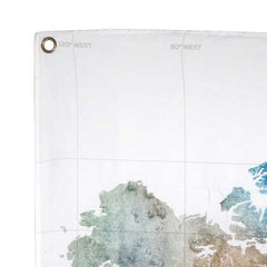 Stratton Home Decor To Travel Is To Live Watercolor Map Wall Tapestry