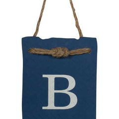 Stratton Home Decor Blue and White "Beach" Wall Art