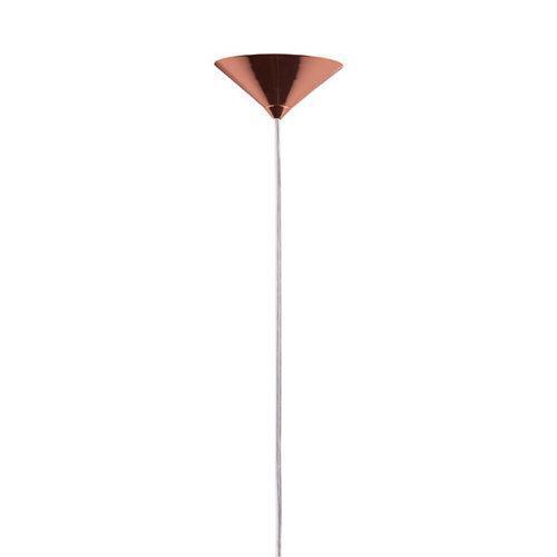 13.8" x 13.8" x 13" Rose Gold, Painted Metal, Steel, Ceiling Lamp