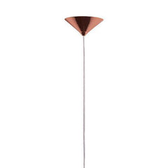 13.8" x 13.8" x 13" Rose Gold, Painted Metal, Steel, Ceiling Lamp