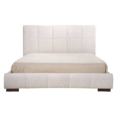 67.7" X 88.6" X 3.3" Queen White Amelie Bed