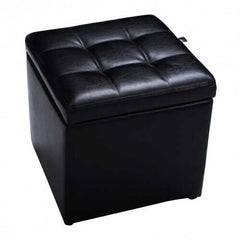 Foldable Cube Ottoman Pouffe Storage Seat