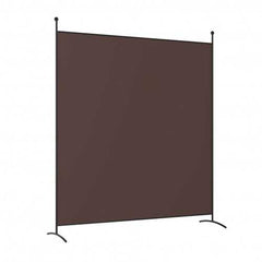 Single Panel Room Divider Privacy Partition Screen for Office Home-Coffee
